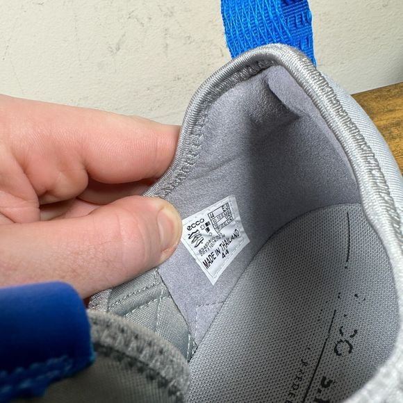 Ecco ATH-1FM Lace up Grey sneakers Men's Size 10 - 10.5 - Picture 8 of 8